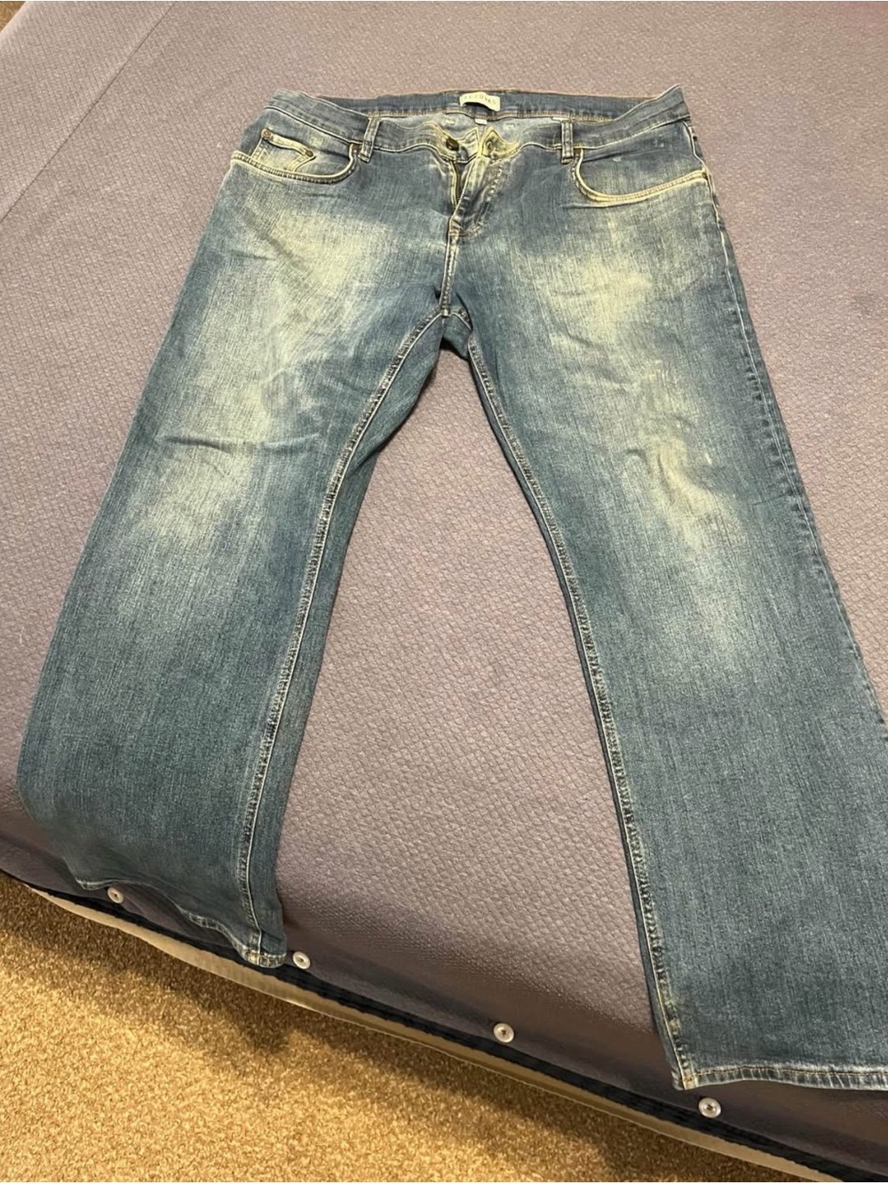 Tecovas Washed Blue Relaxed Men’s Jeans
